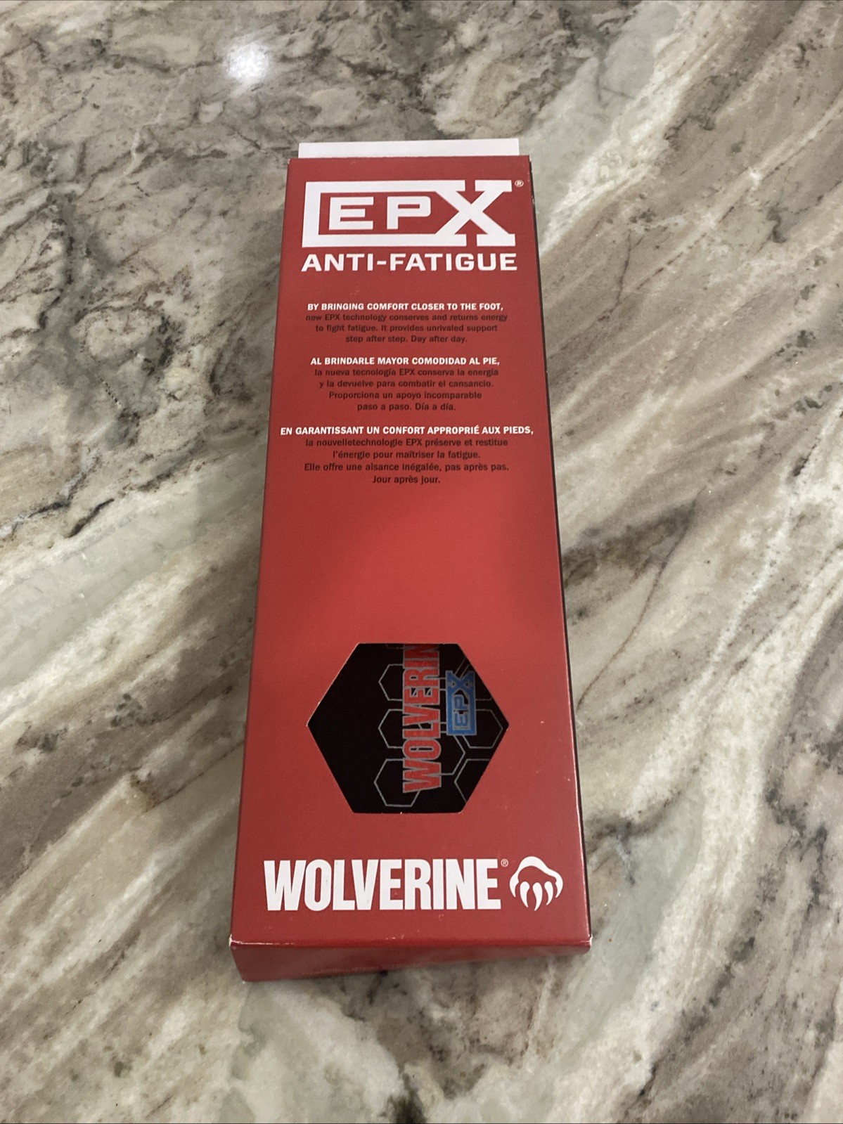New Men’s Sz 12 M Wolverine Durashock W04529 EPX Anti-Fatigue Insoles For Boots