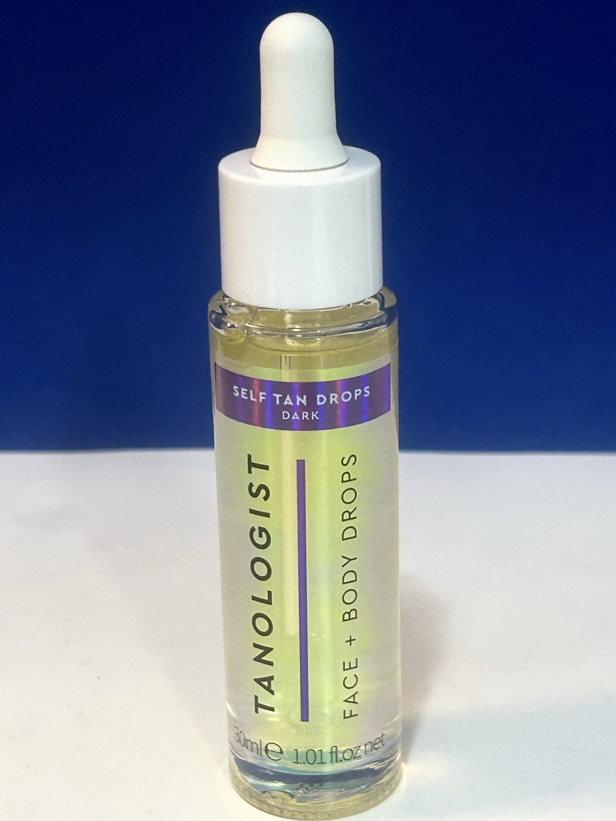 Tanologist Face + Body Self Tanning Drops Dark 1.01 oz Full Size