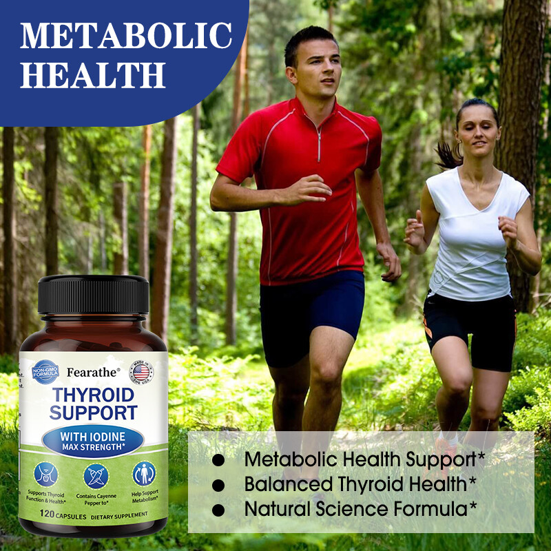 Advanced Thyroid Support Boost Metabolism And Energy Levels 120 Capsules