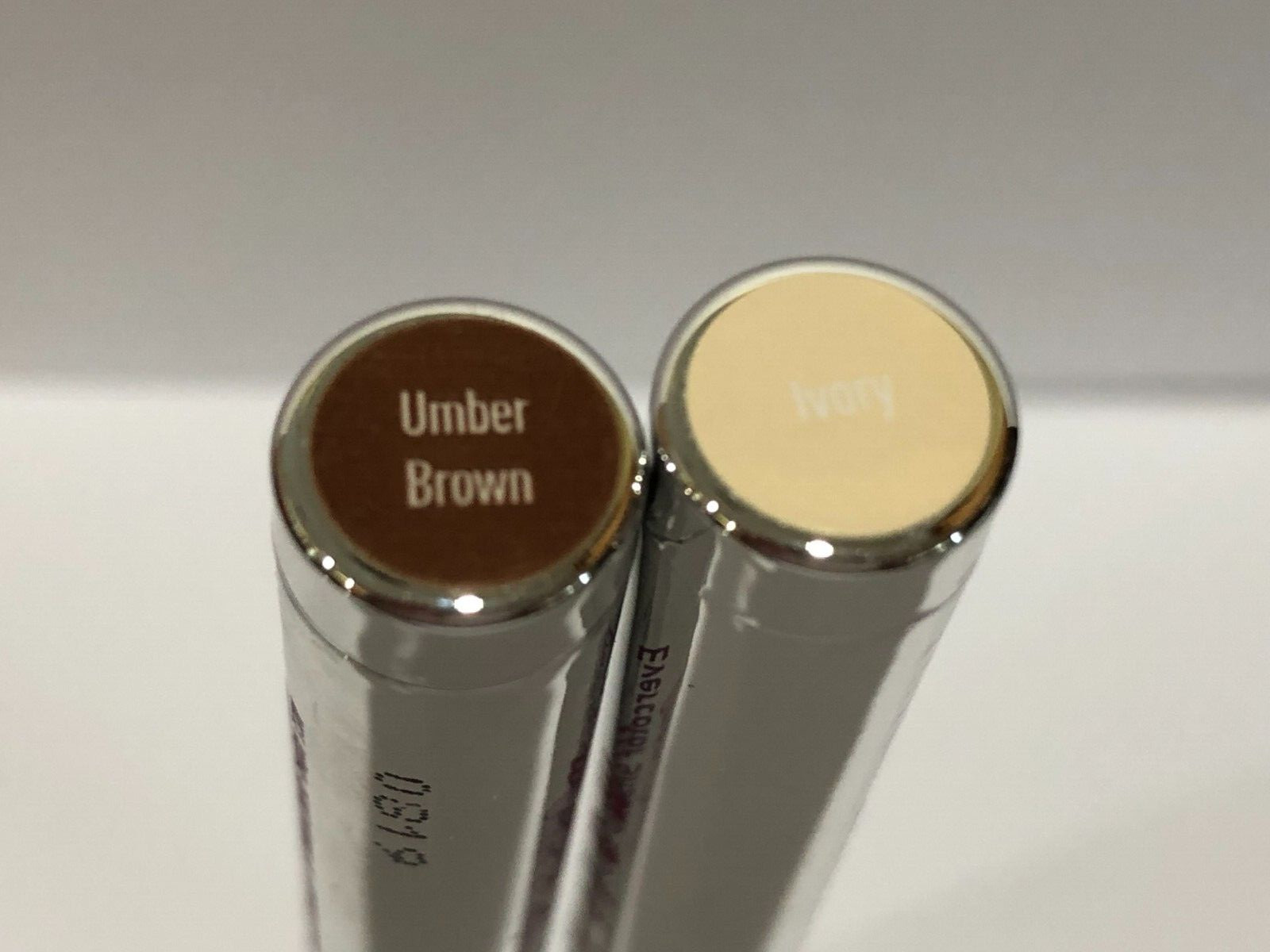 Mally Beauty Evercolor Shadow Stick Extra (1) IVORY & (1) UMBER BROWN NEW