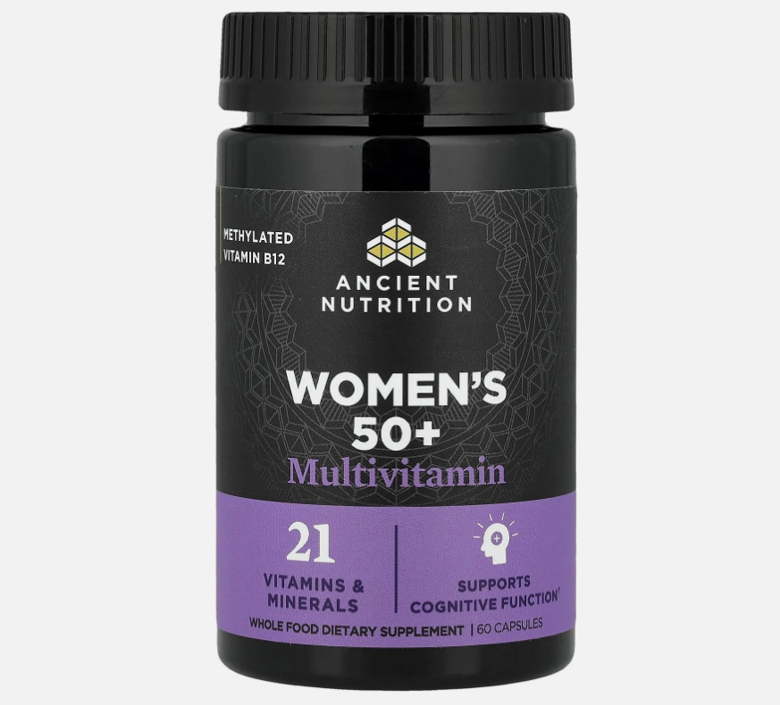 Ancient Nutrition Women’s 50+ Multivitamin 60 caps Exp 7/9/2027