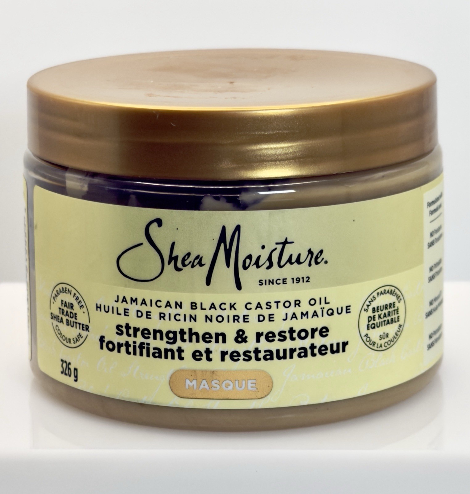 SheaMoisture~Black Castor Oil, Strengthen & Restore Masque, 11.5 oz (326 g)