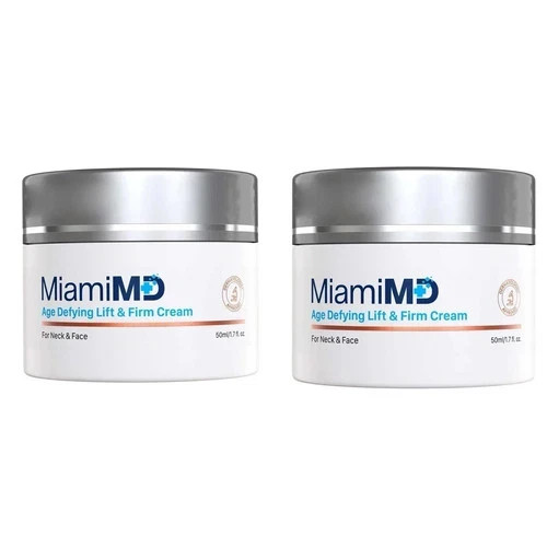 MiamiMD (Miami MD) Age Defying Lift & Firm Cream For Neck And Face – 50ml 2 pcs