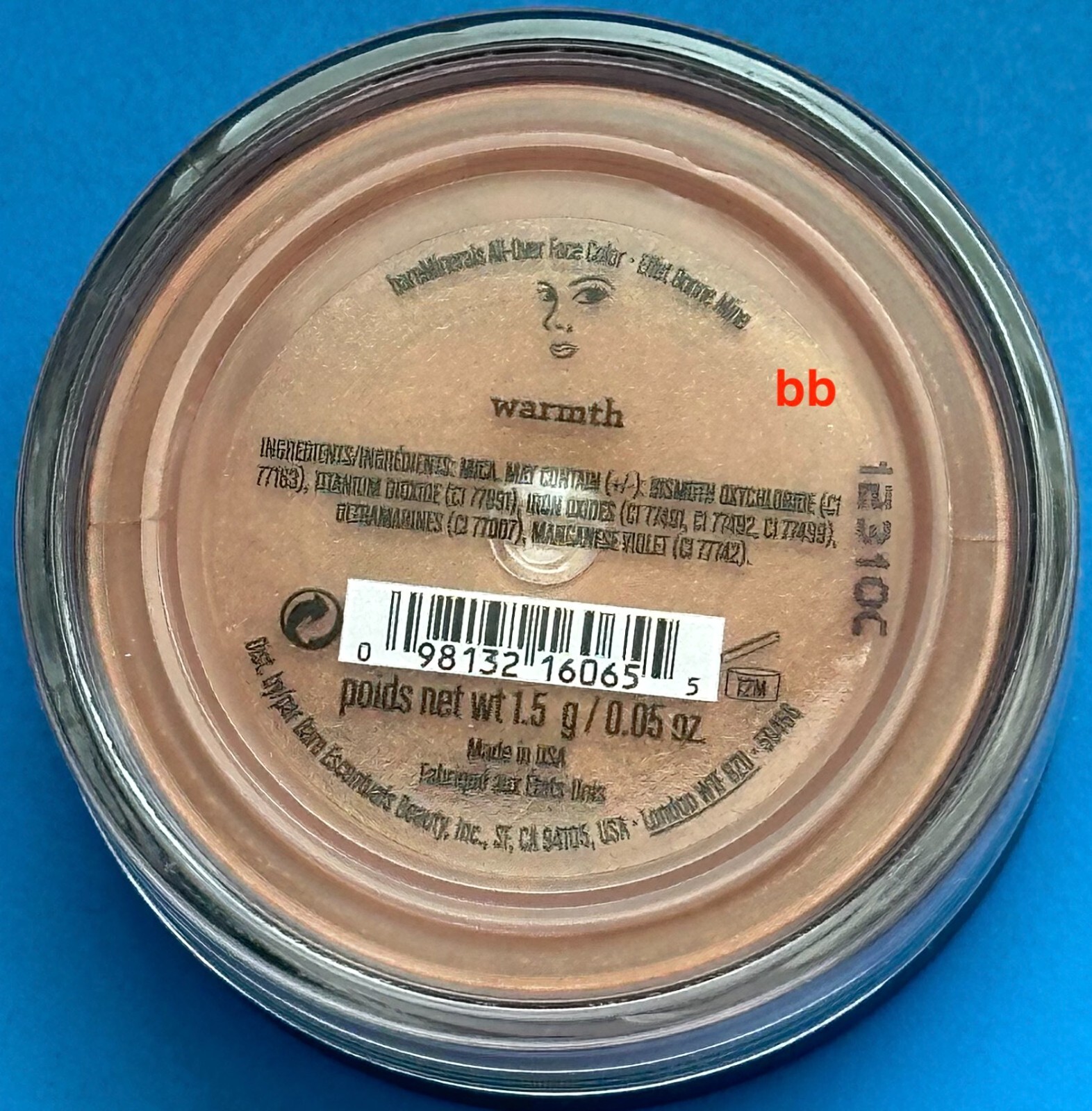 bareMinerals All Over Face Color – WARMTH 1.5 g / 0.05 oz New