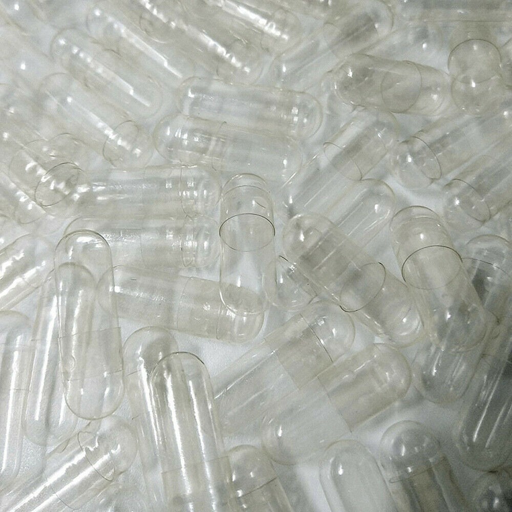 1-10k Size 00 0 1 2 3 4 5 Empty Gel Gelatin Capsules ~Size 00 ~Kosher Colorful