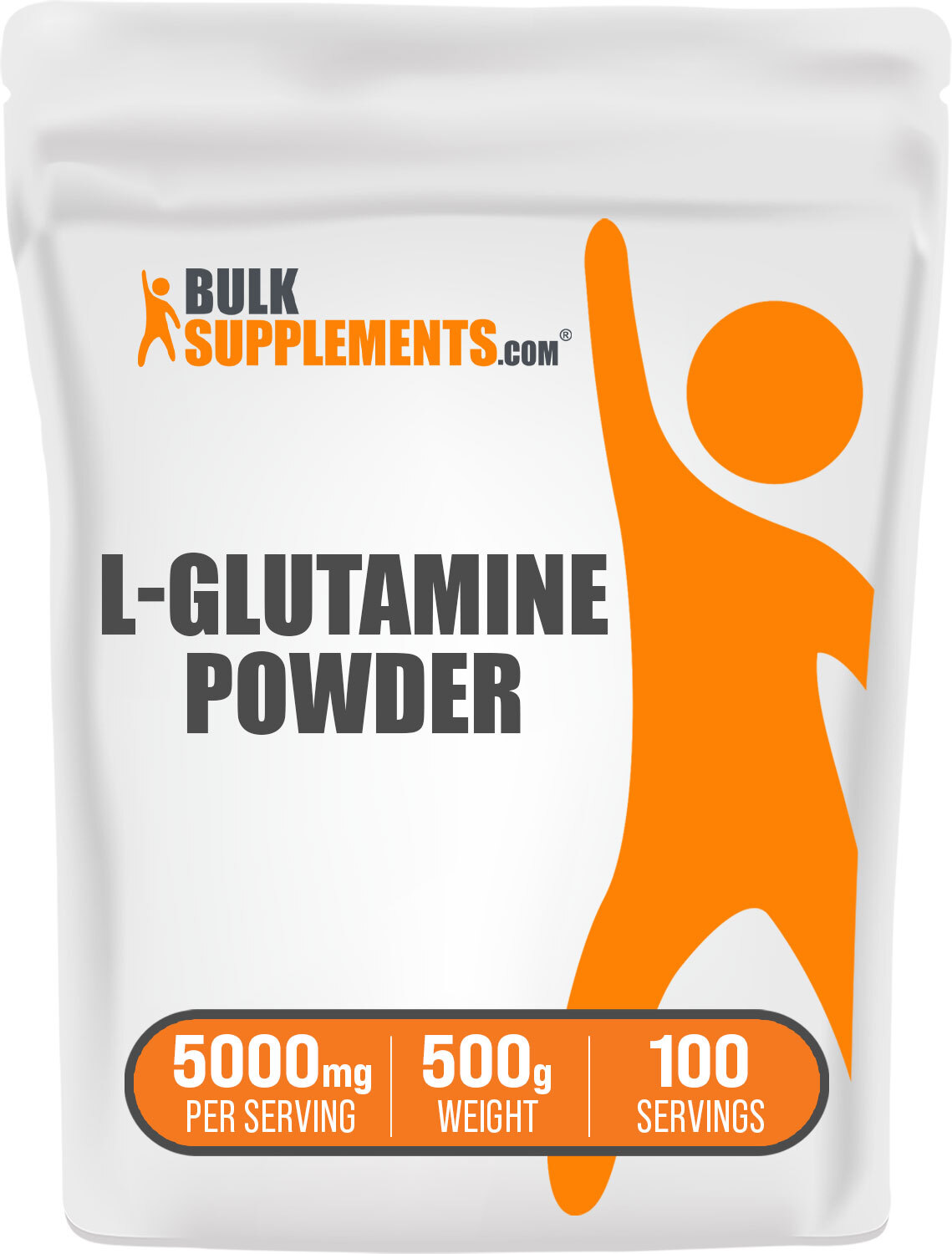 BulkSupplements L-Glutamine Powder – 5000 mg Per Serving