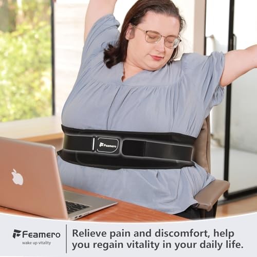 Plus Size Back Brace for Lower Back Pain – Extra Large Hip Support XXX-Large