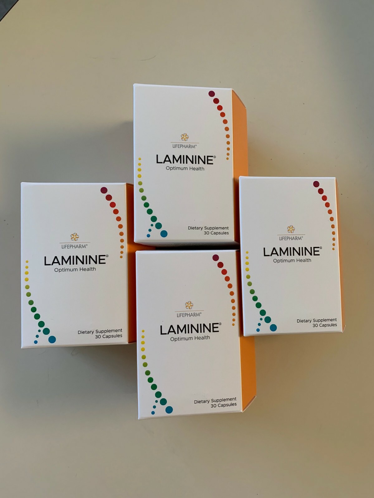 4 bot. of Laminine supplement 30 caps.each by LifePharm FREE SHIPPING!