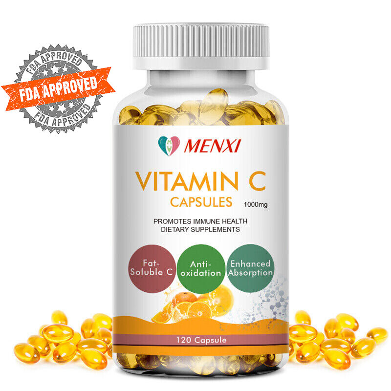 Vitamin C Capsules Immune Support,Antioxidant,High Strength 1000mg Anti-oxidant