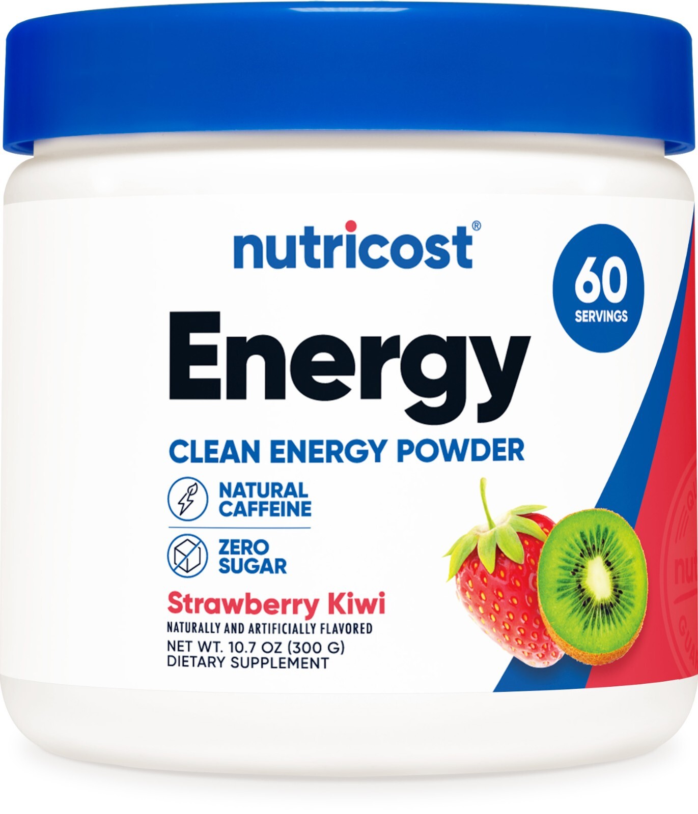 Nutricost Energy Complex (Strawberry Kiwi) (60 Servings) – Clean Energy Powder