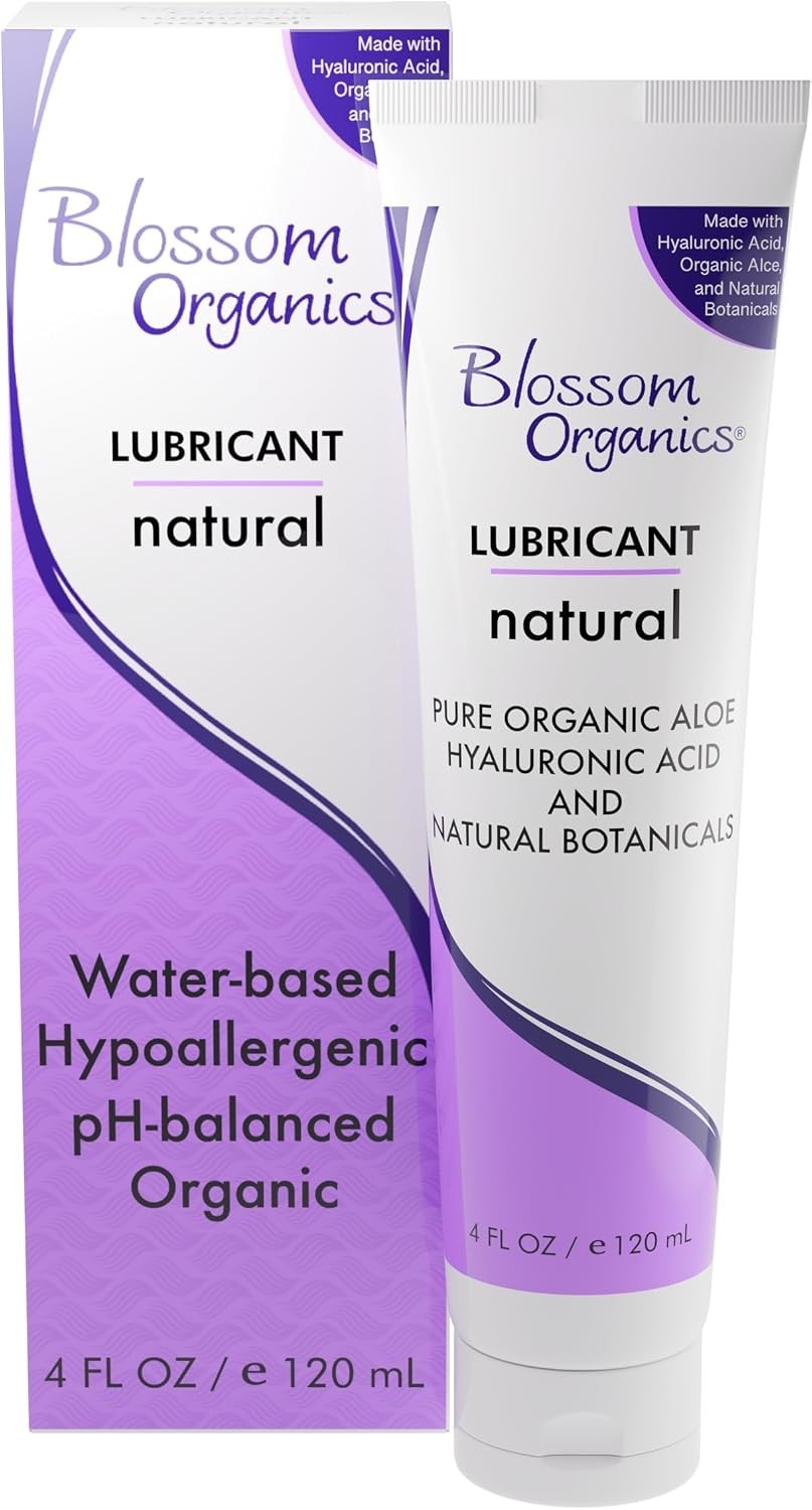 Blossom Lube Organics Personal Lubricant 4oz Water-Based pH Balanced Formula