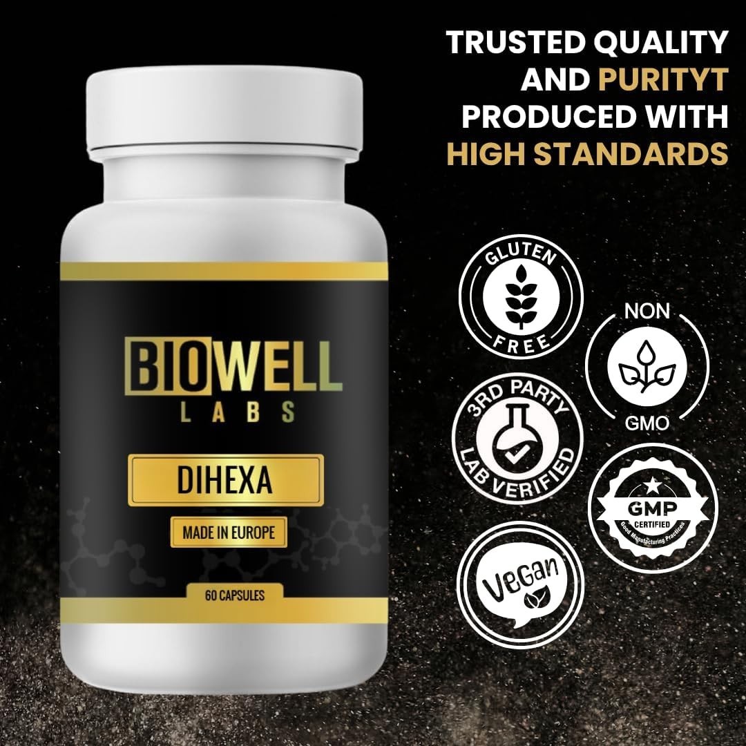 Dihexa 2 bottles – Premium Dihexa Brain Peptide Supplement for Cognitive Support