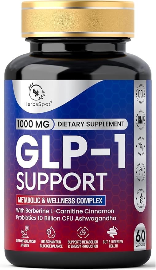 GLP Plus Berberine, L-Carnitine & Probiotics Weight Loss & Metabolism Support