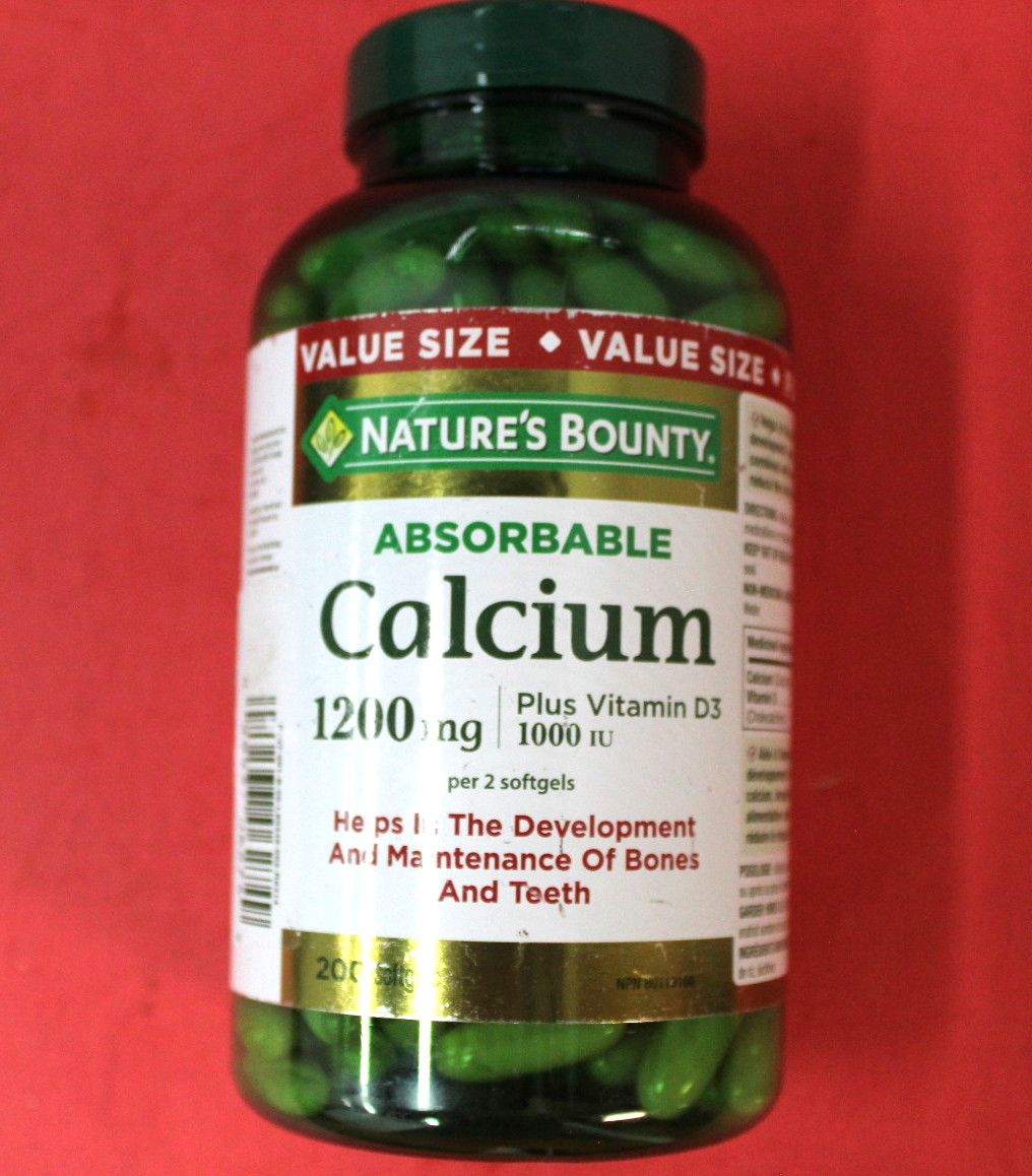 Nature’s Bounty Calcium 1200mg + D3 1000 IU Health Softgels, 200 Count MAR/2028