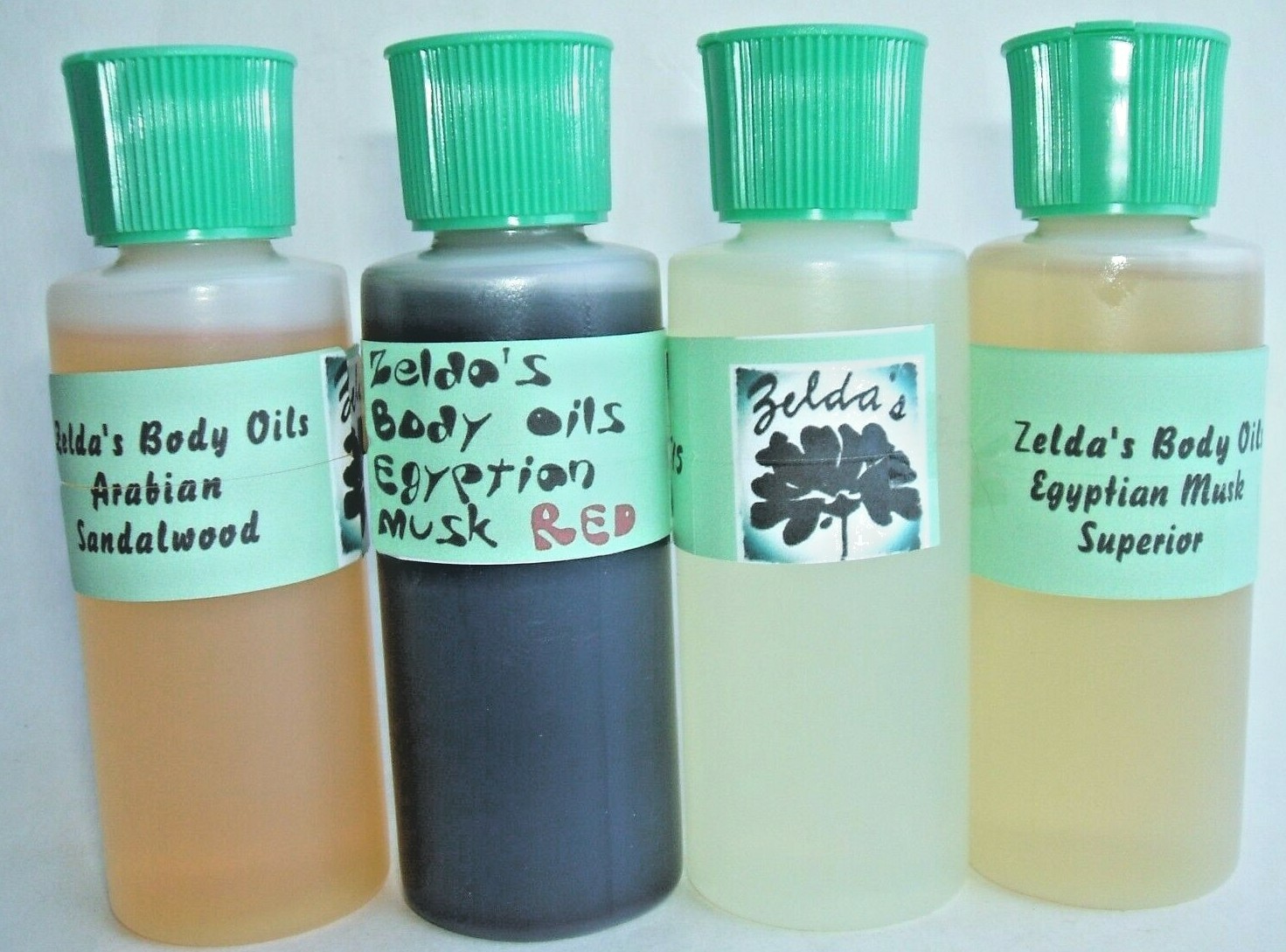 Zelda’s Pure Natural Fragrance Body Oils Egyptian Musk Choose More Scents 2oz