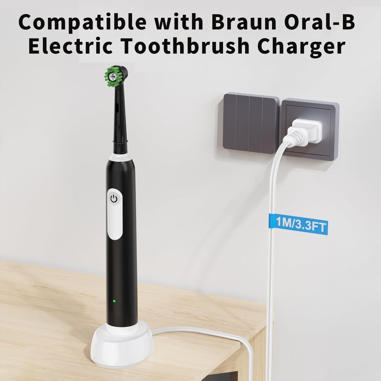 Charger Base Replacement Compatible with Braun Oral B iO Series 6 5 4 3 2, Ge…