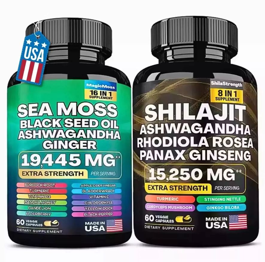 Dynamic Sea – Power Shilajit Combo Bundle Moss & Multivitamin Vitality US