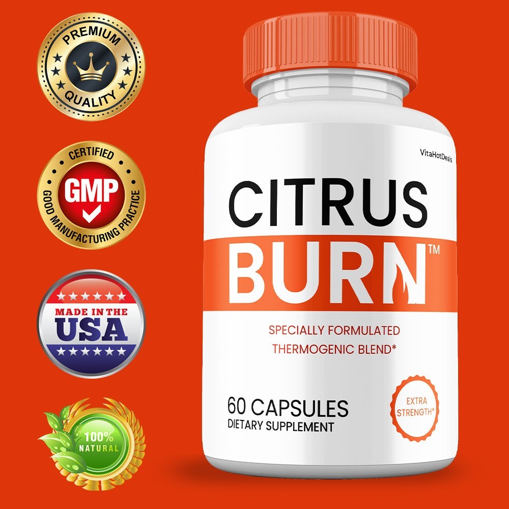 Citrus Burn Capsules, Max Strength Natural Supplement, CitrusBurn Pill (10 Pack)
