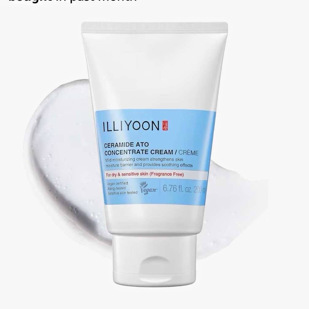 Illiyoon Ceramide Ato Concentrate Cream Fragrance-Free Face/Body 6.76 fl oz
