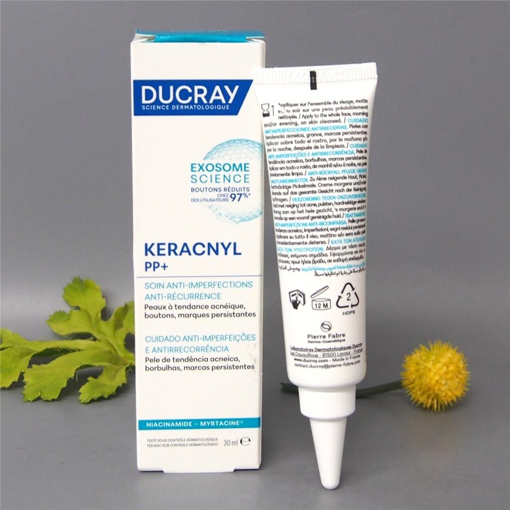 Ducray Keracnyl PP + Anti-Blemish Soothing Cream 30ml Exp 07/2026