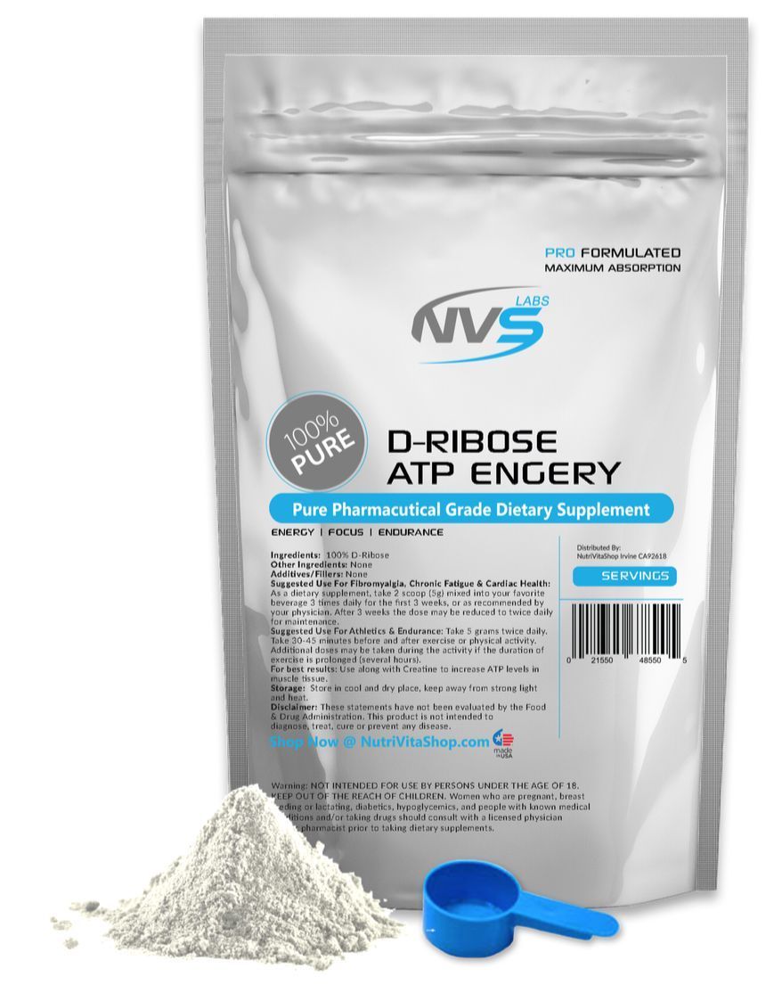 8.8oz (250g) 100% PURE D-RIBOSE POWDER -ENERGY & ENDURANCE- PHARMACEUTICAL USP