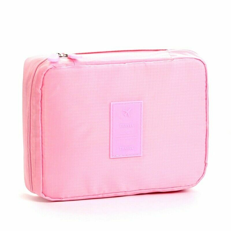 Travel Cosmetic Bag Toiletry Wash Zip Pouch Multi Function Women Makeup Case NEW