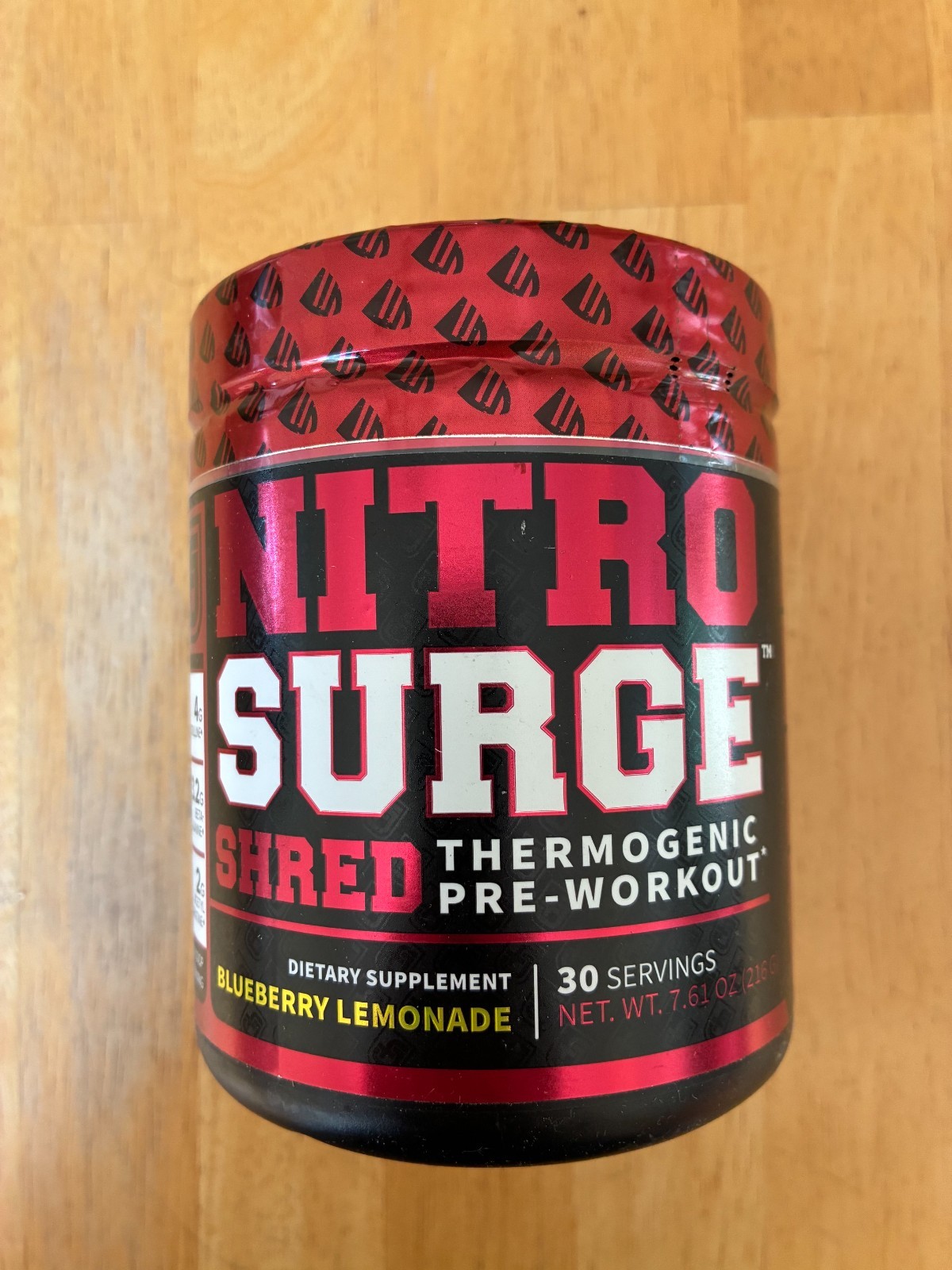 Nitro Surge™, Shred Thermogenic Pre-Workout, Blueberry Lemonade, 7.61 oz (216 g)