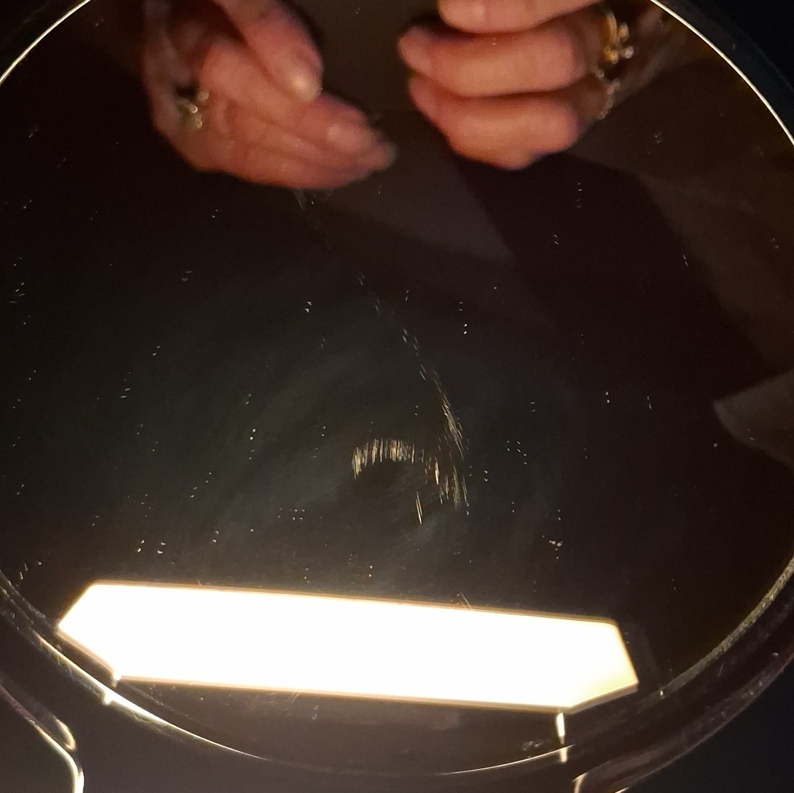 Lighted Chrome ACME Tabletop Round Makeup Mirror Mid-Century Modern 1960’s