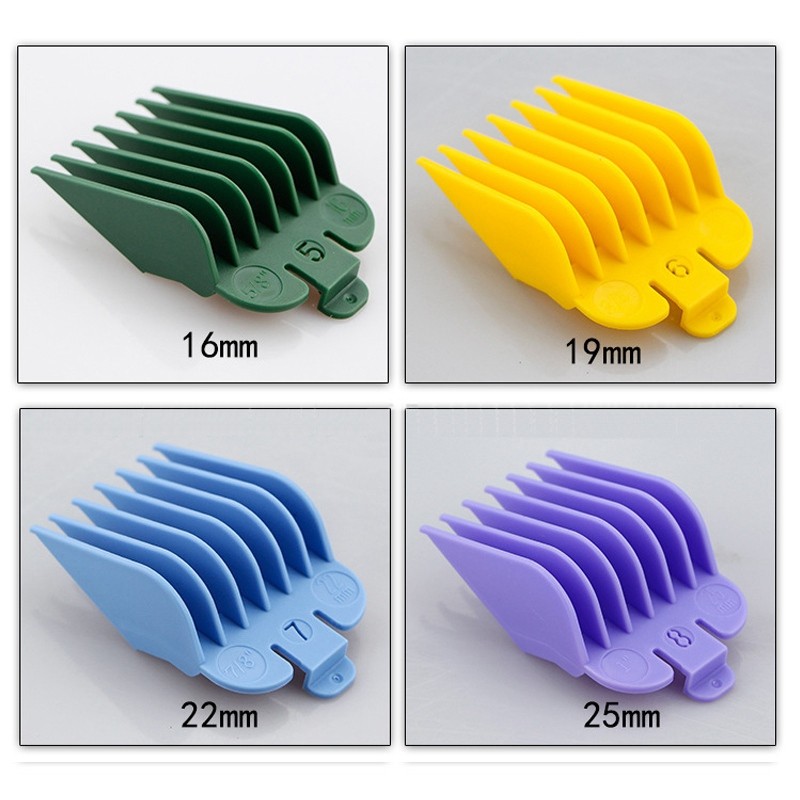 8PCS Hair Clipper Guide Combs Set for Wahl Trimmer Attachments Guards1