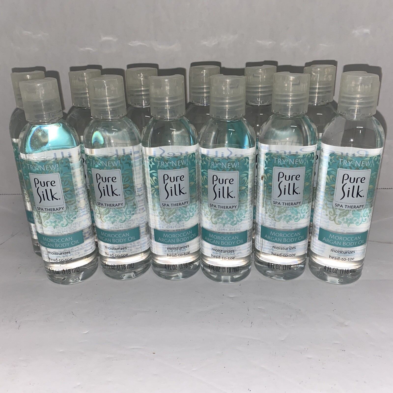 One Pure Silk Spa Therapy Moroccan Argan Body oil, 4 oz ea. NEW