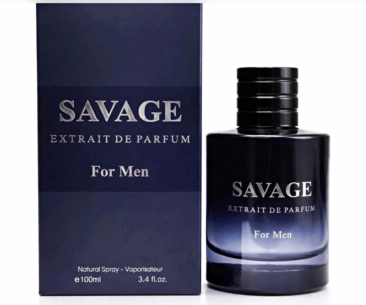 Savage for Men Extrait 3.4 Oz Men’s Eau De Parfum. Men’s Casual Cologne.