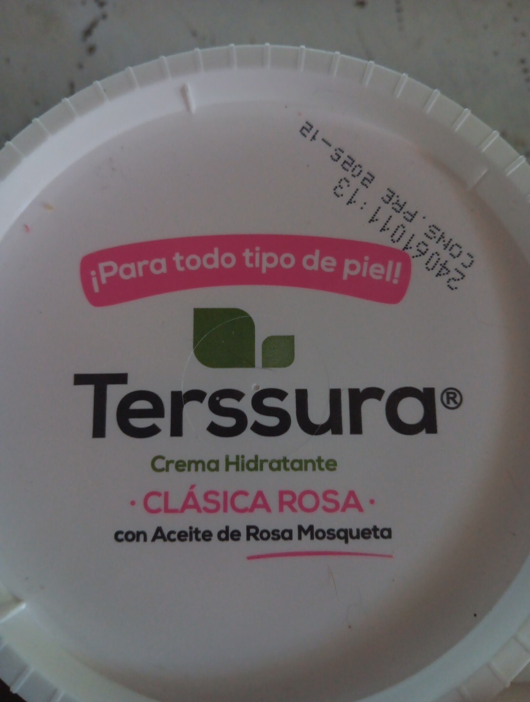 2 X TERSSURA CREMA CLASICA SOLIDA ROSA 220 G EA