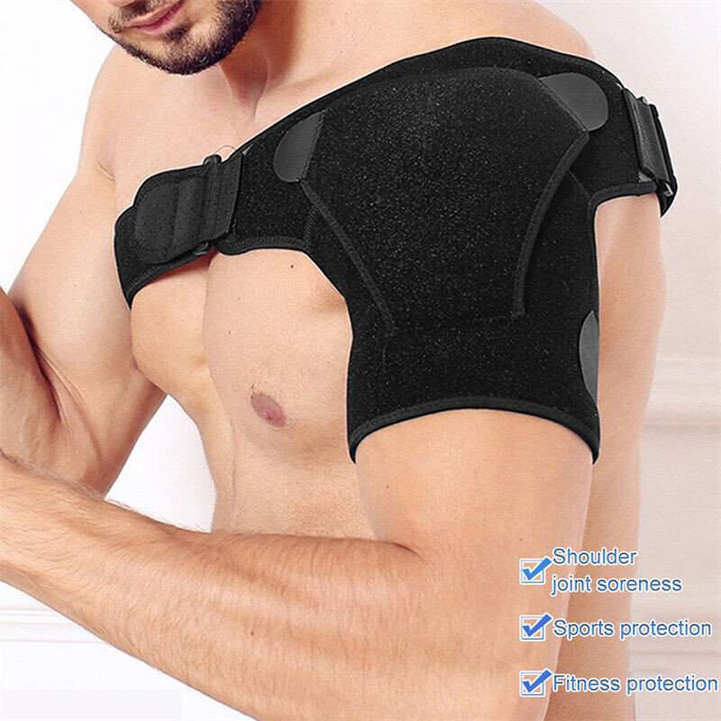 Shoulder Brace Rotator Cuff Support Relief Pain Adjustable Left & Right Belt US
