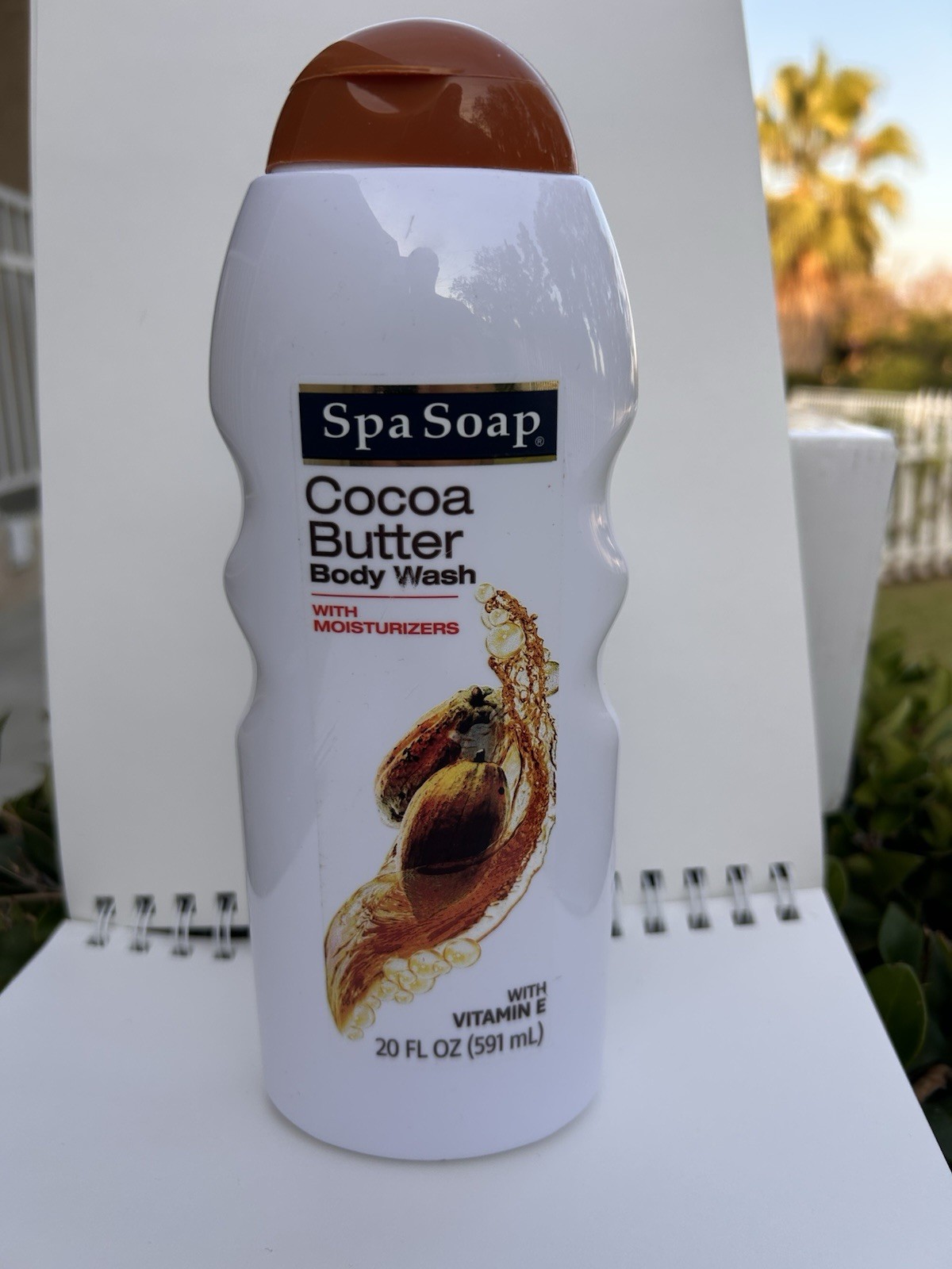 Spa Soap Cocoa Butter & Vitamin E Moisturizing Body Wash, 20 fl oz (591 mL)