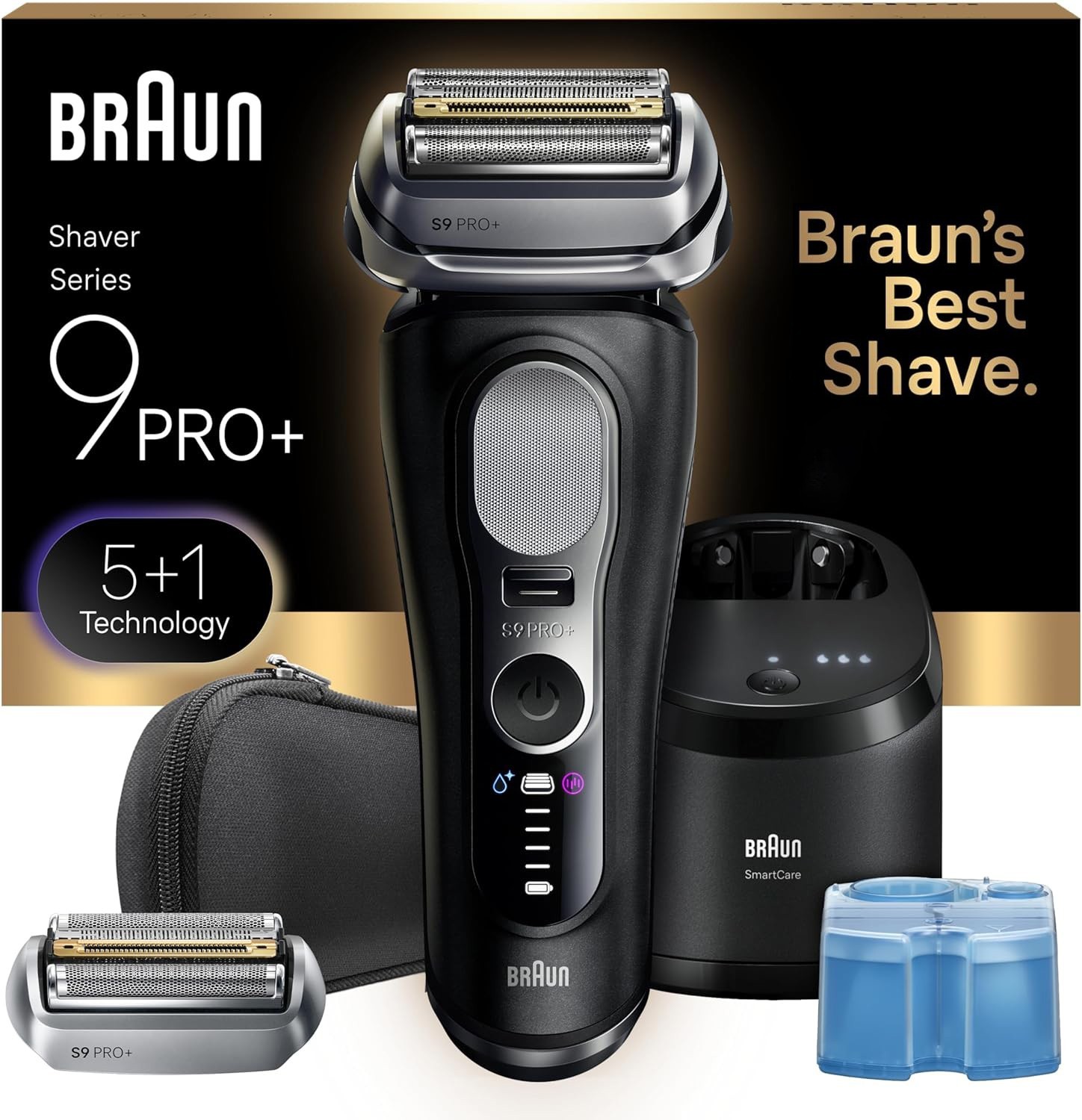 Braun Series 9 PRO+ Electric Shaver || Model 9660CCPS Black