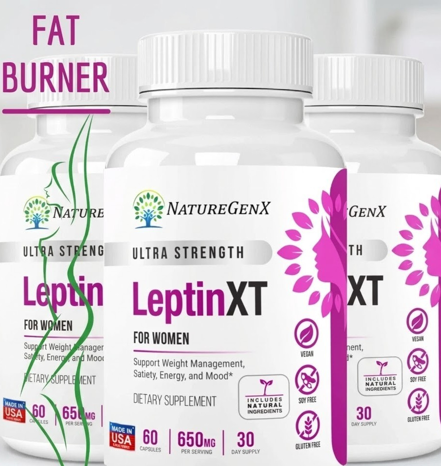 LEPTIN XT – Diet Pills Leptin Supplements for Weight Loss for Women pack of 3
