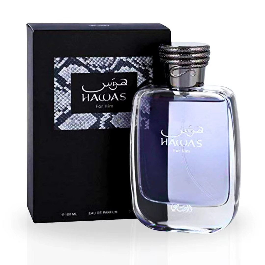 Rasasi Hawas For Him 3.4oz 100ml EDP Spray Men’s Cologne Fresh Aquatic