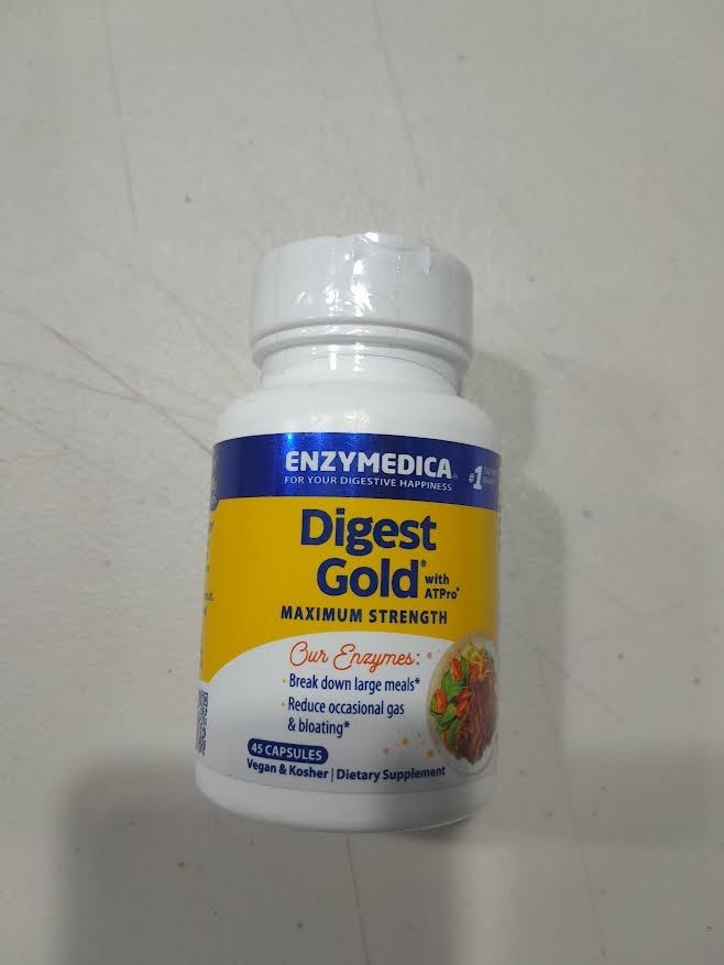 Enzymedica Digest Gold Maximum Strength with ATPro – 45 Capsules 08/2027