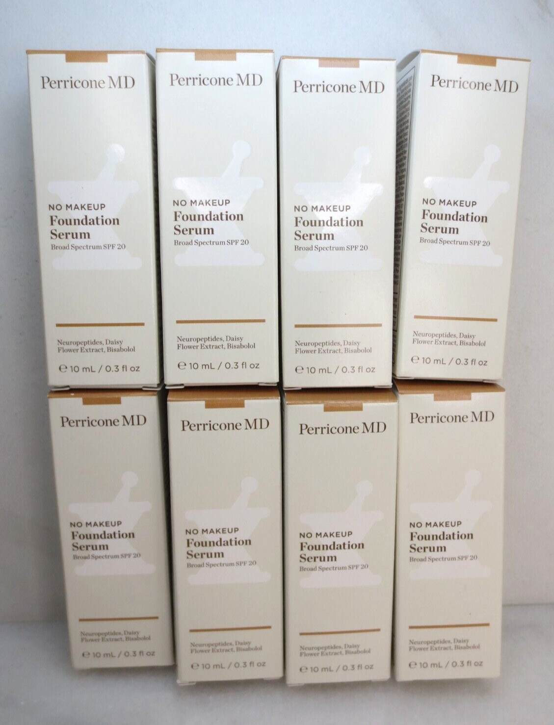 PERRICONE MD FOUNDATION SERUM BEIGE LIGHT-MEDIUM/NEUTRAL 0.3OZ 8PC EXP:07/2025