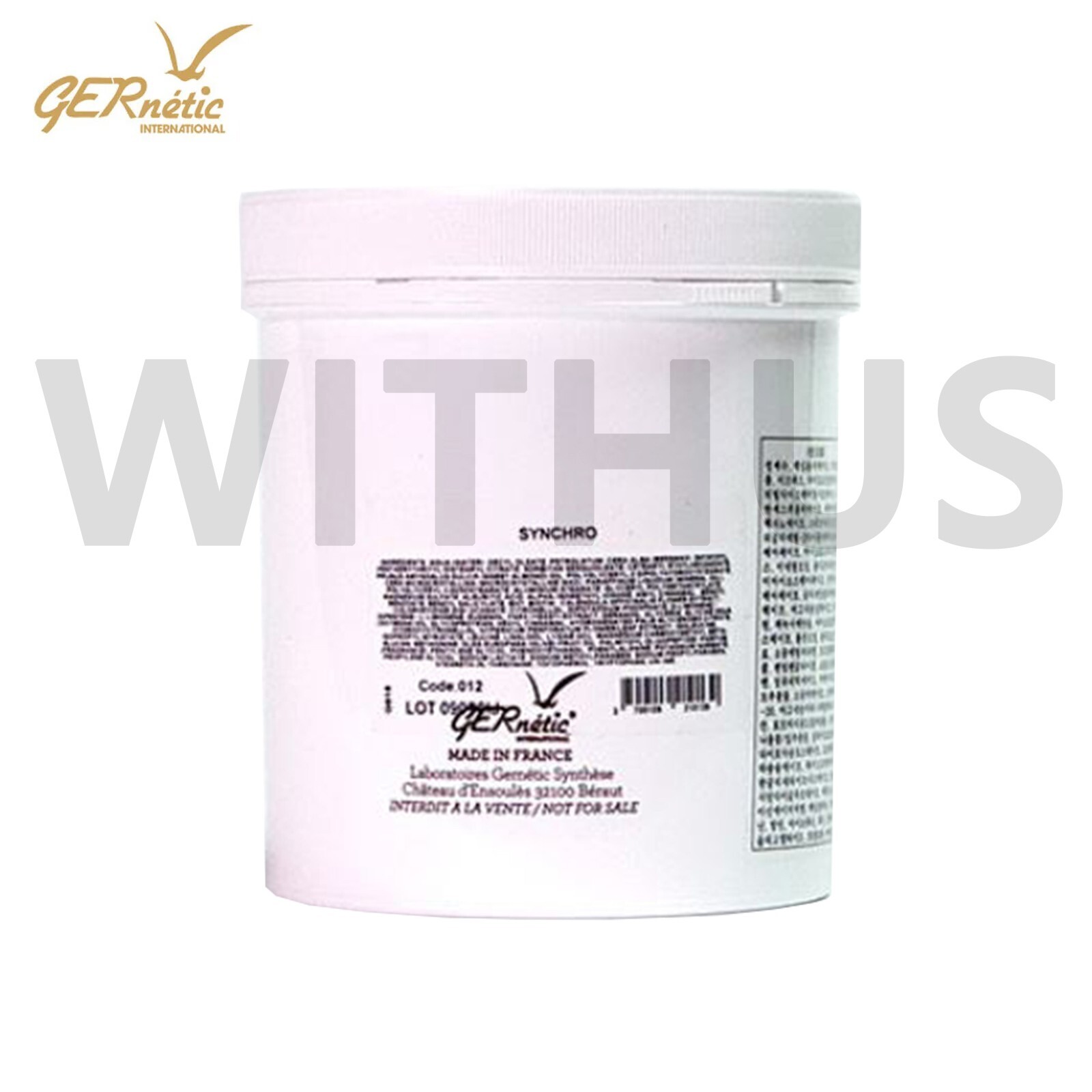 Gernetic Synchro Cream 500ml Regulating Face Care Cream Salon Size Exp Nov. 2025
