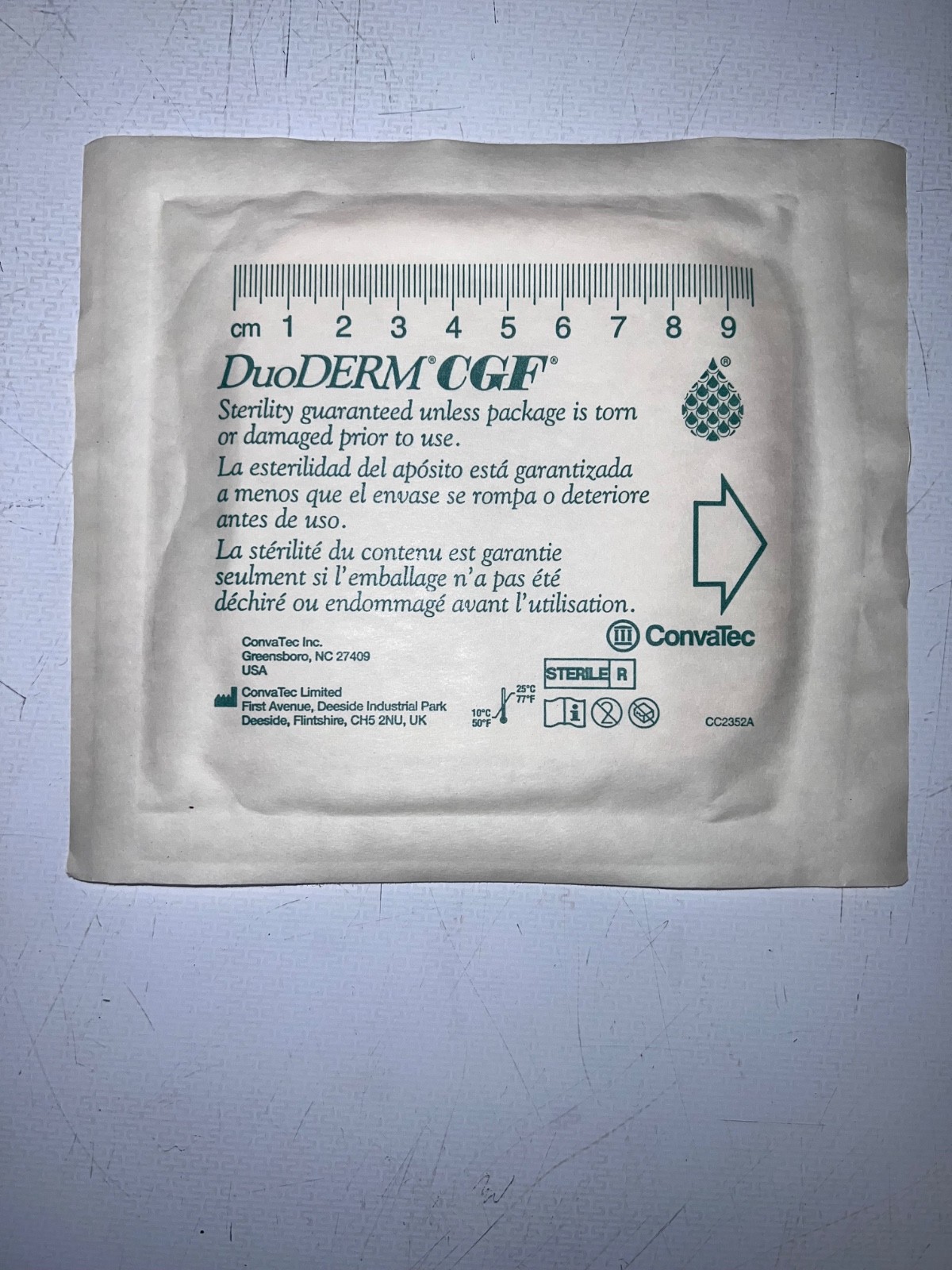 DUODERM EXTRA THIN CGF DRESSING 4x4in