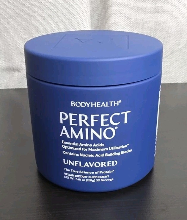 BodyHealth PerfectAmino Powder – Unflavored – 30 Servings BCAA Post Workout
