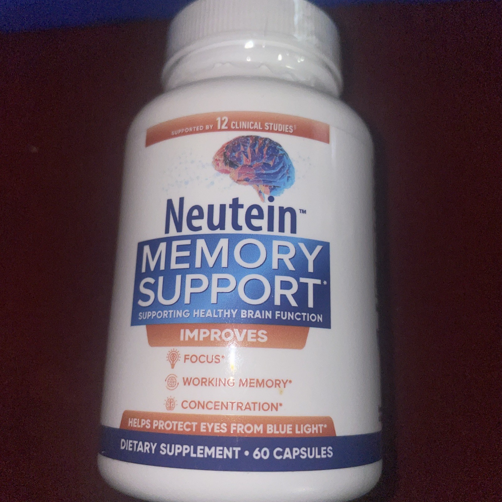 Neutein Memory Support 60 Capsules per bottle EXP 02/2027