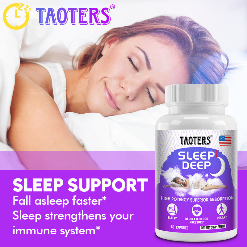 Deep Sleep Formula 60ct, Fall Asleep & Stay Asleep, Melatonin Sleeping Aid