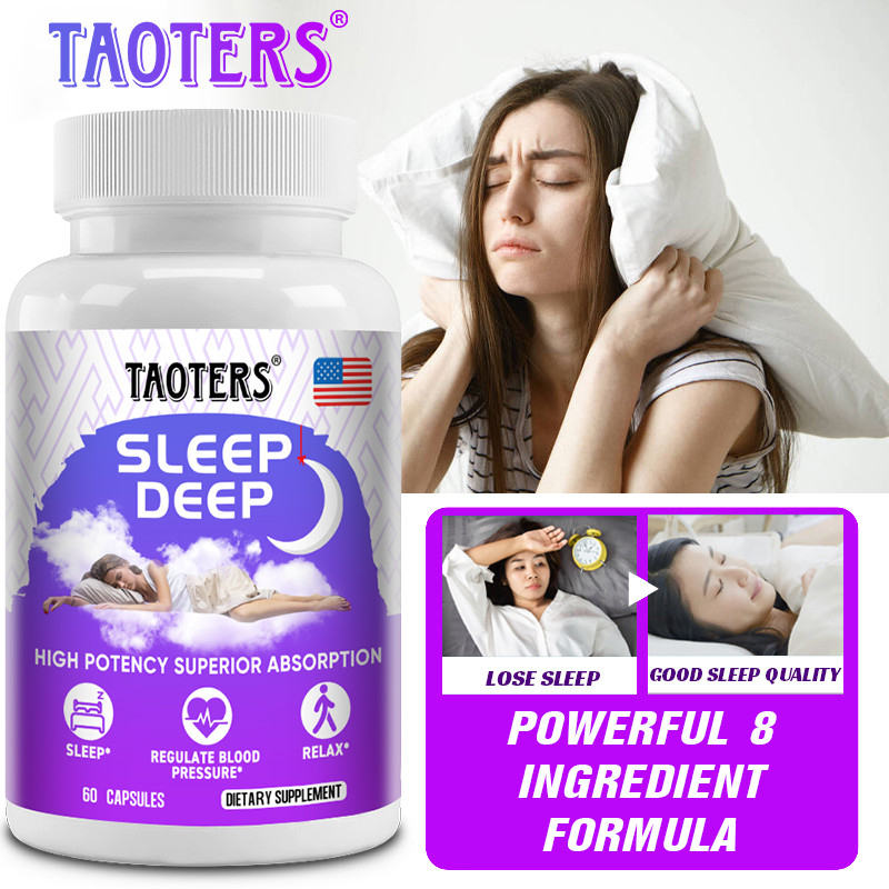 Deep Sleep Formula 60ct, Fall Asleep & Stay Asleep, Melatonin Sleeping Aid