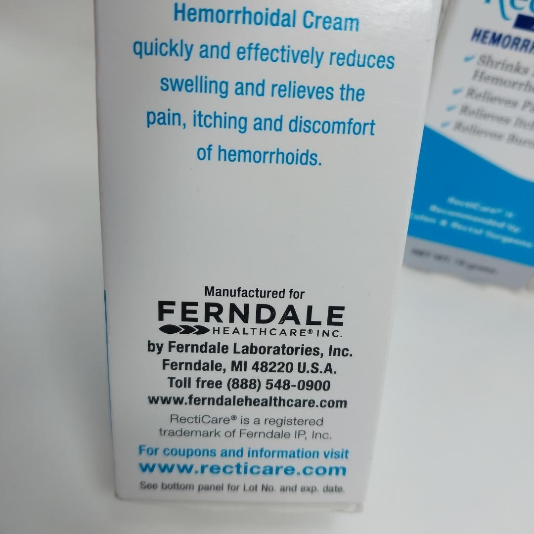 RectiCare (15g) Hemorrhoids Relief☆ Lot Of 3 – Free Shipping