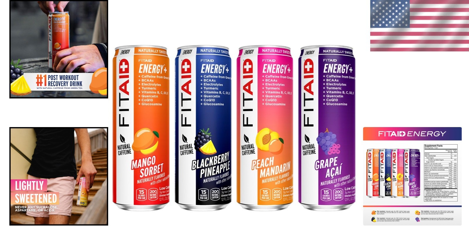 200mg Caffeine Energy Drinks – Keto & Variety Pack for Performance Boost