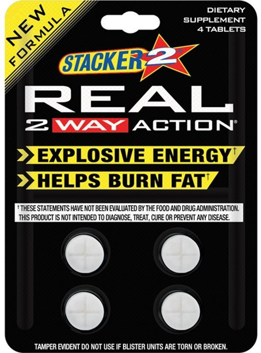 Stacker REAL 2 Way Action – 12 Packs – Energy Diet Burn Fat Weight Loss 2WAY