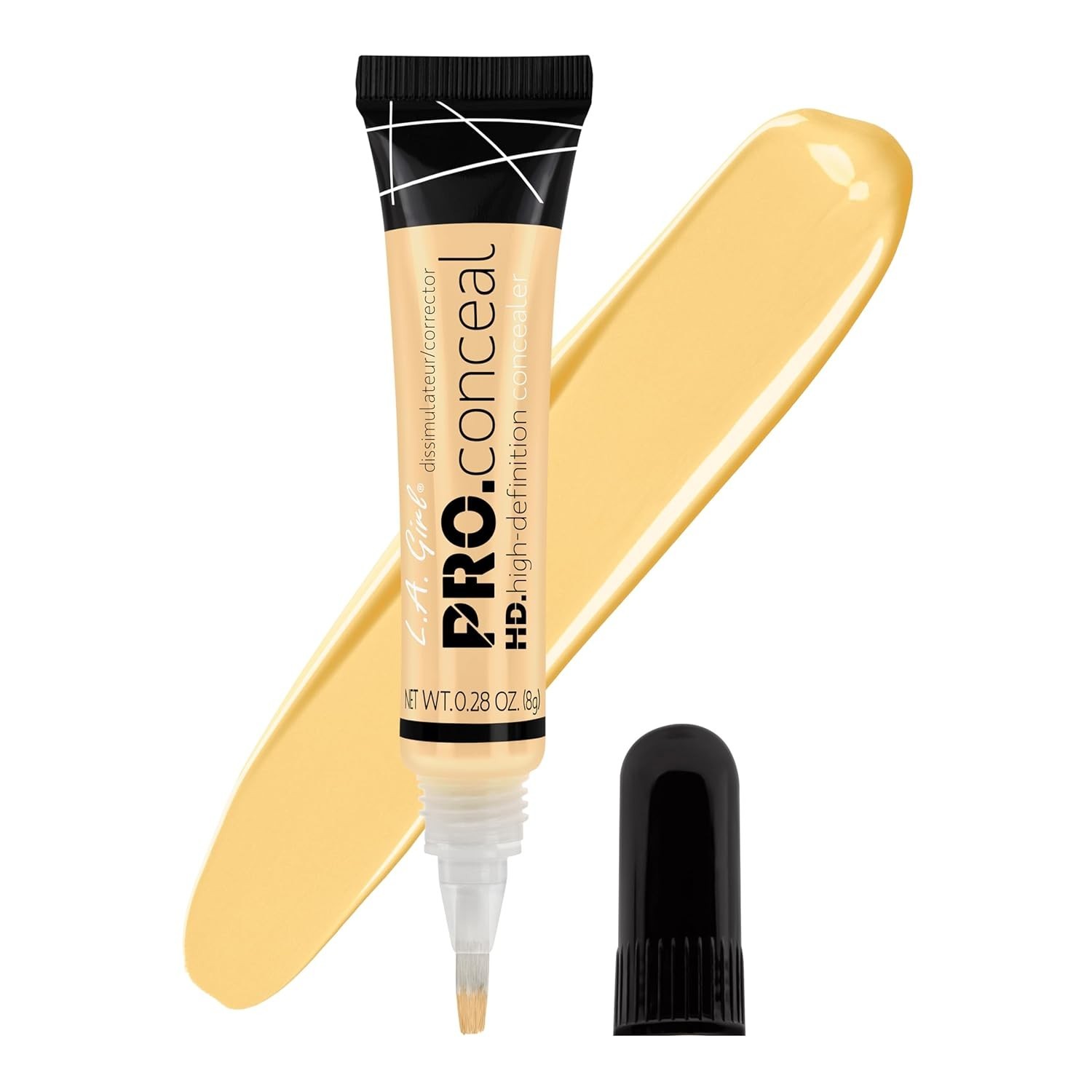 Blendable Full Coverage Concealer in Light Yellow – 0.28 Oz Perfect for Dry Skin