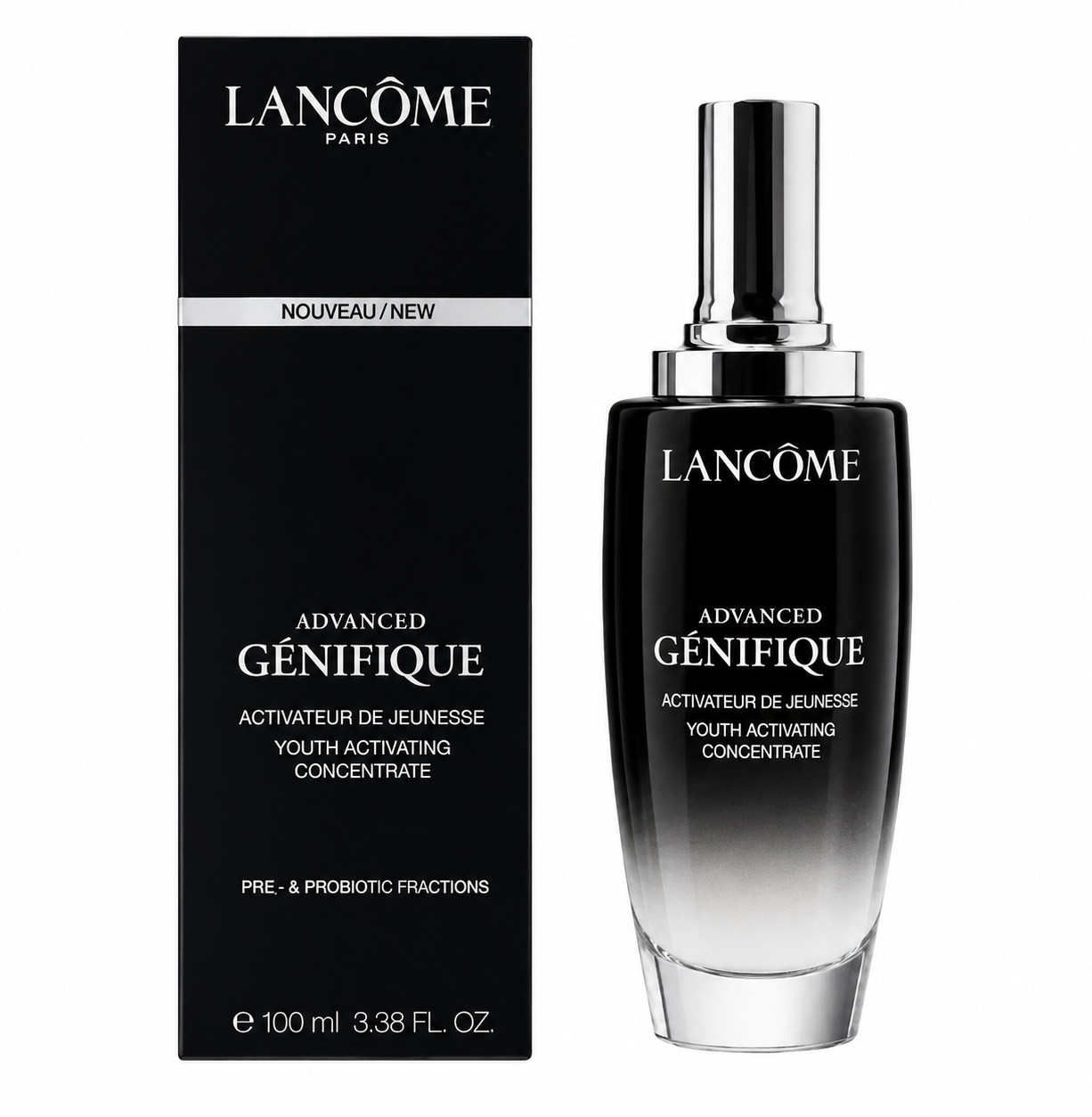 Lancome Advanced Genifique Youth Activating Serum 3.38oz / 100ml Face Serum New